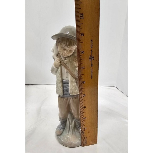 Young Shepherd Boy Lamb Zaphir Spain Vintage Figurine By Lladro - Picture 11 of 13